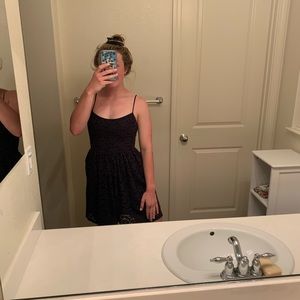 Abercrombie and Fitch blue lace dress